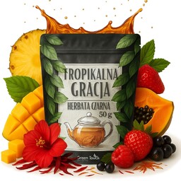 Herbata czarna Tropikalna Gracja 50 g ananas papaja