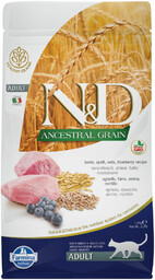 Farmina N&D Ancestral Grain Adult, jagnięcina i borówka