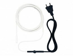 Przewód grzejny (kabel grzewczy) z wtyczką i termostatem