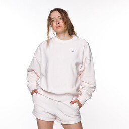 Champion Wmns Crewneck Sweatshirt Small Logo Pink -