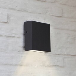 LUTEC Kinkiet LED Gemini XF, aluminium, antracyt