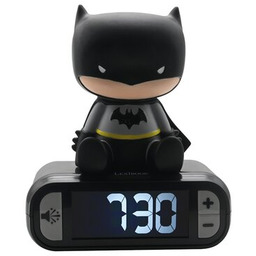 LEXIBOOK Zabawka budzik z lampką nocną Batman RL800BAT