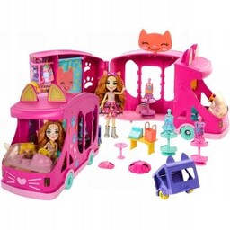 Enchantimals Mobilne Studio Mody Lalka Kotek