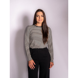 Damska bluzka w paski czarna Lovely Sisters r.40