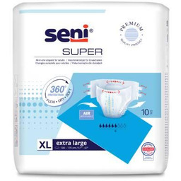 SENI SUPER Pieluchomajtki dla dorosłych XL, 10 szt