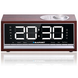 Radio Fm Retro budzik Bluetooth Alarm Zegar Drewno