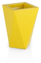 Designerska donica Vaso 59 cm żółta