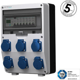 Rozdzielnica budowlana z licznikiem 1F Siemens pTD-S/FI 6x230V
