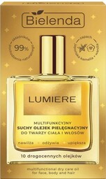 BIELENDA Lumiere Multifunkcyjny suchy olejek pielęgnacyjny do twarzy,