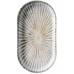 TALERZ OWALNY AMMONITE 20 x 11 cm PORCELANA