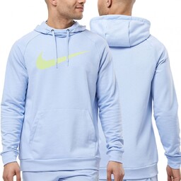 Nike bluza z kapturem Dri-Fit Hoodie męska błękitna