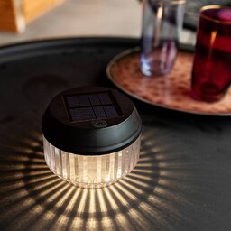 LUTEC Lampa stołowa solarna LED Diva IP44, zestaw