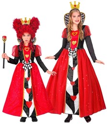Strój Królowa Kier 22356W 122/128 Alicja w krainie