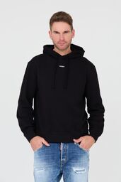 HUGO Czarna męska bluza Sweatshirt with hood, Rozmiar