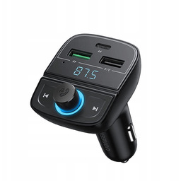 Ugreen Transmiter Fm Bluetooth 5.0 ładowarka samochodowa MP3