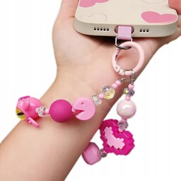 BRELOCZEK STRAP Zawieszka Quick Do Telefonu Kluczy PACMAN
