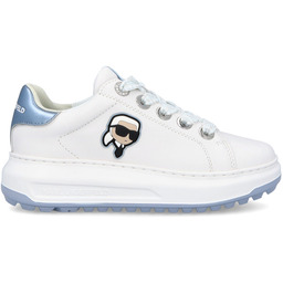 Sneakersy damskie - KARL LAGERFELD KAPRI KL67530 BIAŁE