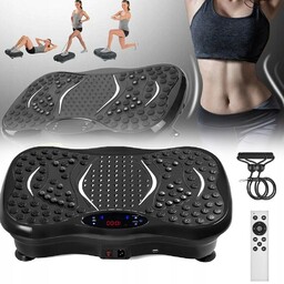 Platforma Wibracyjna Wibrująca Treningowa Masażer Z Pilotem