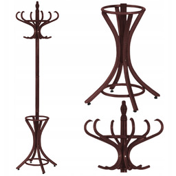 Wieszak do Przedpokoju Holu W30 Wenge Drewniany