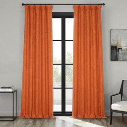 HPD Half Price Drapes BOCH-LN185-P sztuczny len zasłony