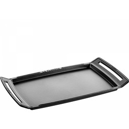 Staub Prostokątna Płyta żeliwna 48x25 Cm, Czarny