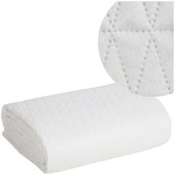 Narzuta 70 x 160 Pikowana Dekoracyjna Boni3 Biały