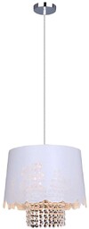 Wisząca LAMPA glamour GERI MDM1939/1 B Italux metalowa