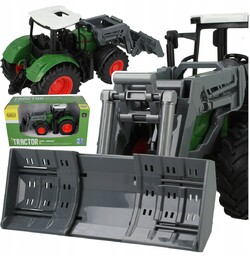 Duży Traktor Rolniczy Ciągnik Z Spychem Maszyna Rolnicza