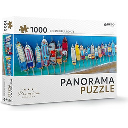 Rebo Productions wyrzynarka Colourful Boats karton 1000 części