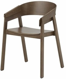 Muuto COVER Krzesło Drewniane - Ciemnobrązowe