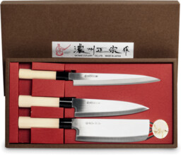 Zestaw 3 noży japońskich Houcho - Sashimi +