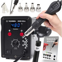 Spawarka do Plastiku Techrebal 858D Ultra 750W spoiwo