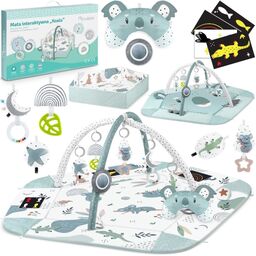 Mata interaktywna, edukacyjna, koala, Nukido, 100x100 cm, biel,
