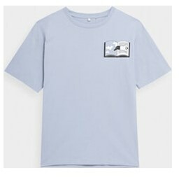 Outhorn T-Shirt OTHAW23TTSHM0936 Niebieski Regular Fit