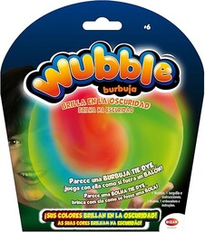 Wubble Świeci w ciemności, bańka powietrza, którą możesz