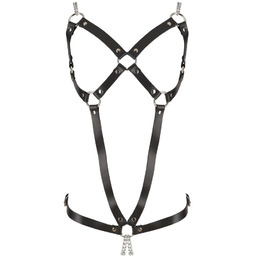 Leather Harness 2 Chains S-L