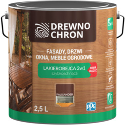Lakierobejca 2w1 palisander 2,5 l Drewnochron