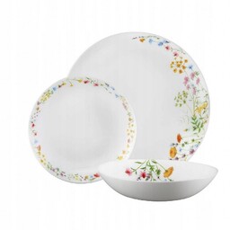 Serwis obiadowy dla 6 osób Bloom 18-elementowy