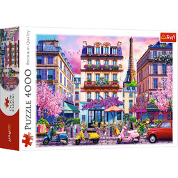 Puzzle, Trefl, Wiosna w Paryżu, 4000 el.