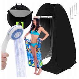 Namiot Plażowy Przebieralnia Toaleta Prysznic Turystyczny Elektryczna Pompa