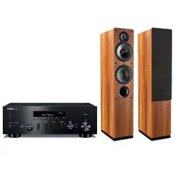 Yamaha R-N600A Czarny, Indiana Line Tesi 561 Orzech