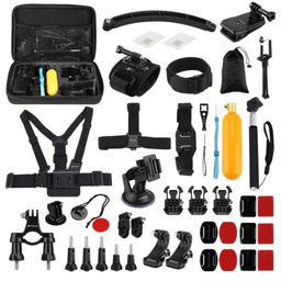 Puluz Zestaw 50 akcesoriów do kamer sportowych PKT39