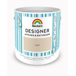 Farba lateksowa Beckers Designer KitchenBathroom Sandy 2,5 l