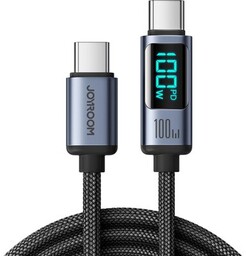 JOYROOM Kabel USB-C - USB-C z wyświetlaczem LCD