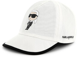 Czapka z daszkiem KARL LAGERFELD Z30574 Biały