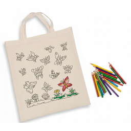 EKO TORBA DO KOLOROWANIA MOTYLKI BAWEŁNIANA 38 42