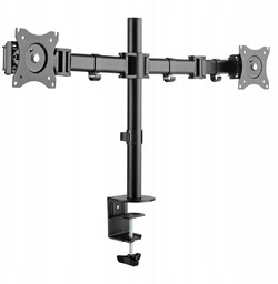 Regulowany uchwyt Ultradesk Skeleton Double na 2 monitory,