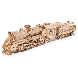 LITTLE STORY Zabawka drewniana Route 66 3D Lokomotywa