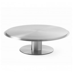 Obrotowa patera do ciasta ze stali nierdzewnej -