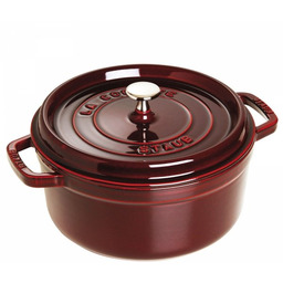 Staub Garnek żeliwny Okrągły 5.2l Grenadynowy La Cocotte